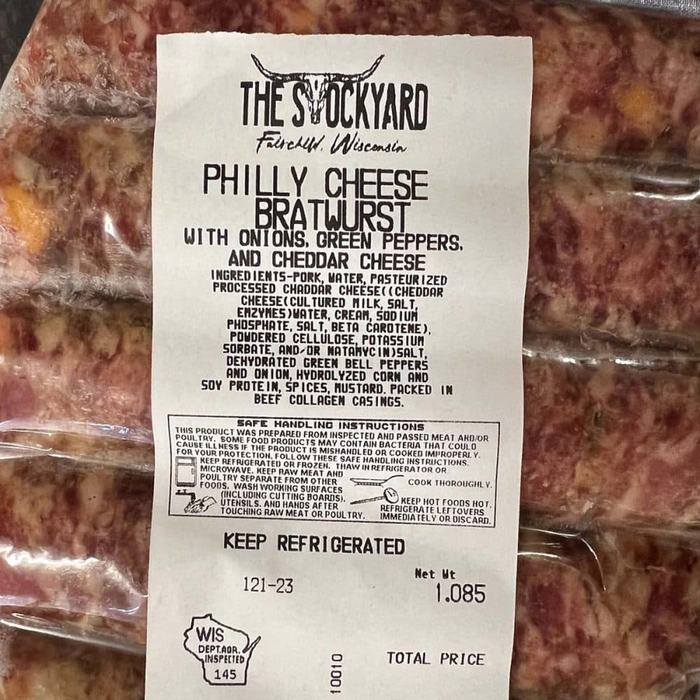 Philly Cheese Steak Bratwurst