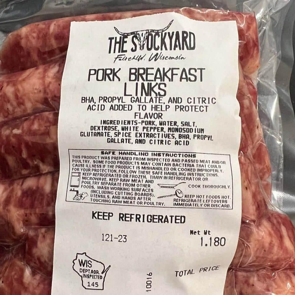 Pork Breaskfast Links